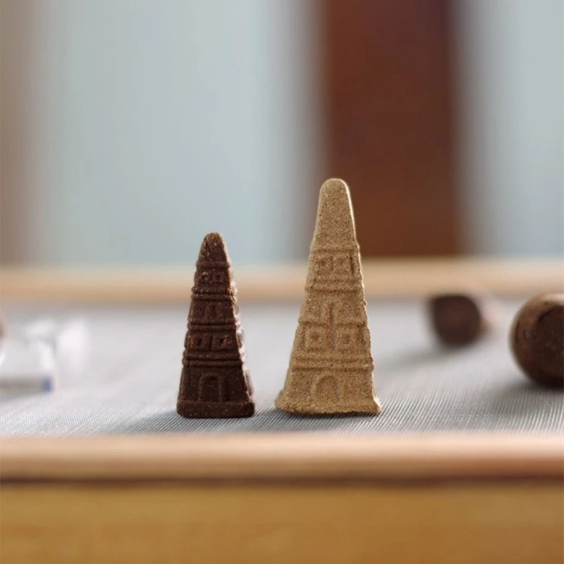 10cm Unique Transparent Incense Cone Mould Acrylic 3-in-1 Incense Cone DIY Making Tool for Living Room Bathroom Drop shipping