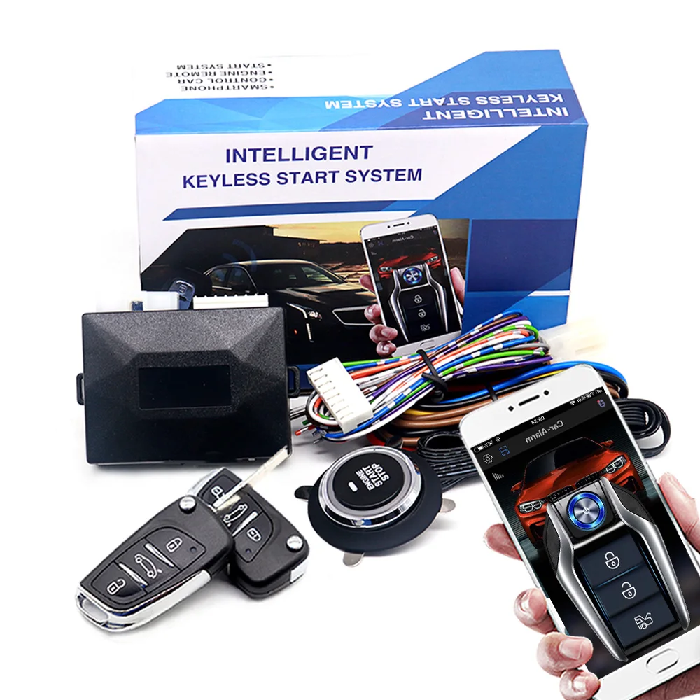 Kirbin Car alarm with autostart Remote starter Automotive start stop ...