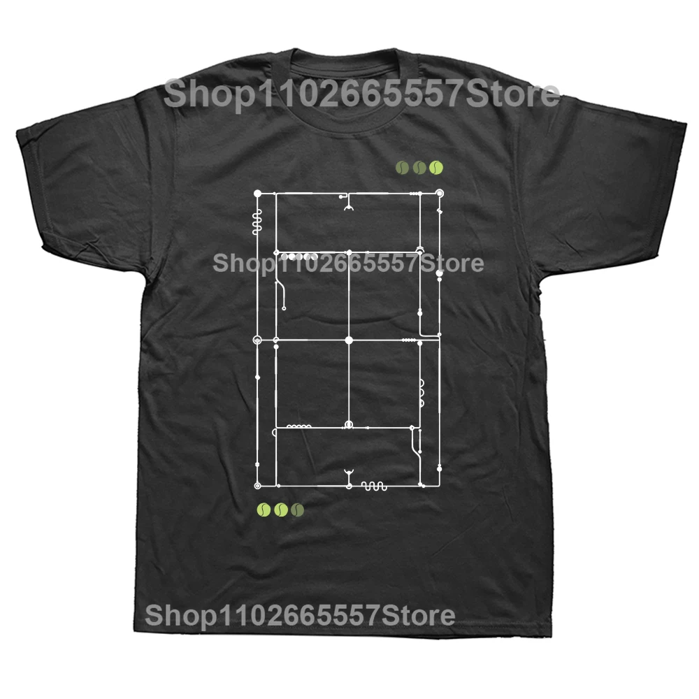 Whimsical Tennis Graphic Unisex Oversized Cotton T-Shirt