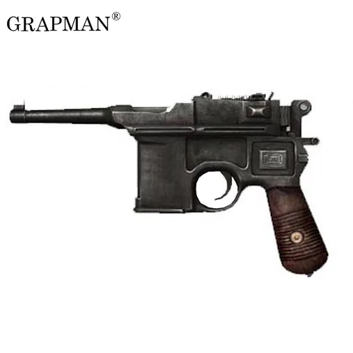 1:1 C96 Shell Gun Paper Model Weapon Firearms 3D Hand-made Drawings Military Paper Puzzle