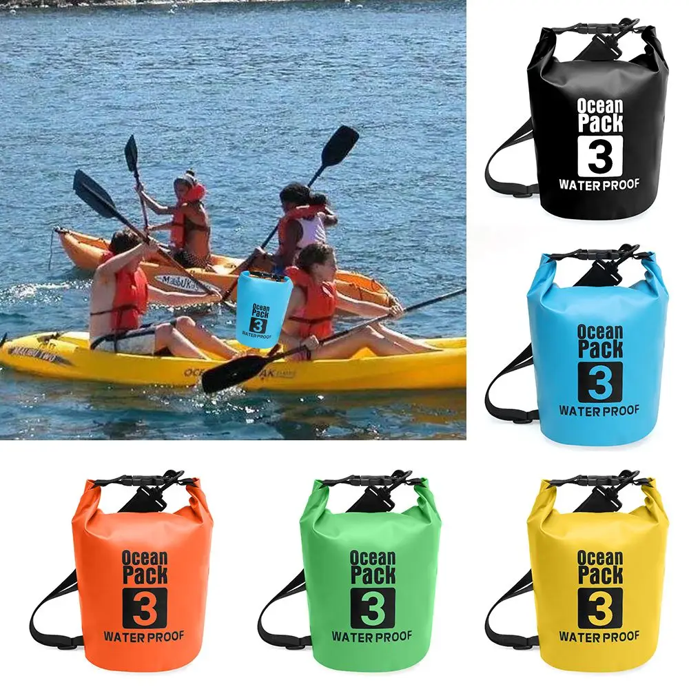 3L Waterproof Dry Bag Pack Sack Swimming Rafting Kayaking River Trekking Floating Sailing Canoing Boating Water Bag waterproof dry bag