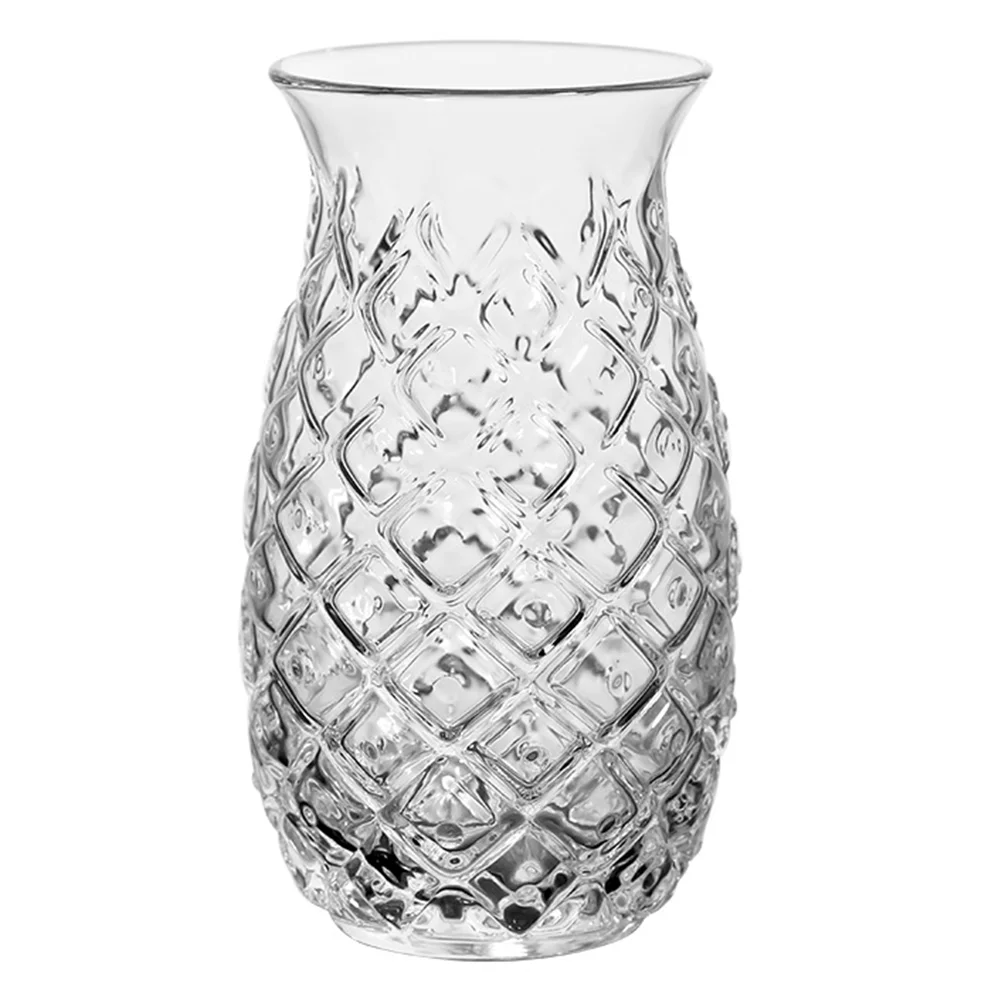 

1Pc Drinking Cup Water Glass Cup Transparent Cup Relief Pattern Water Cup