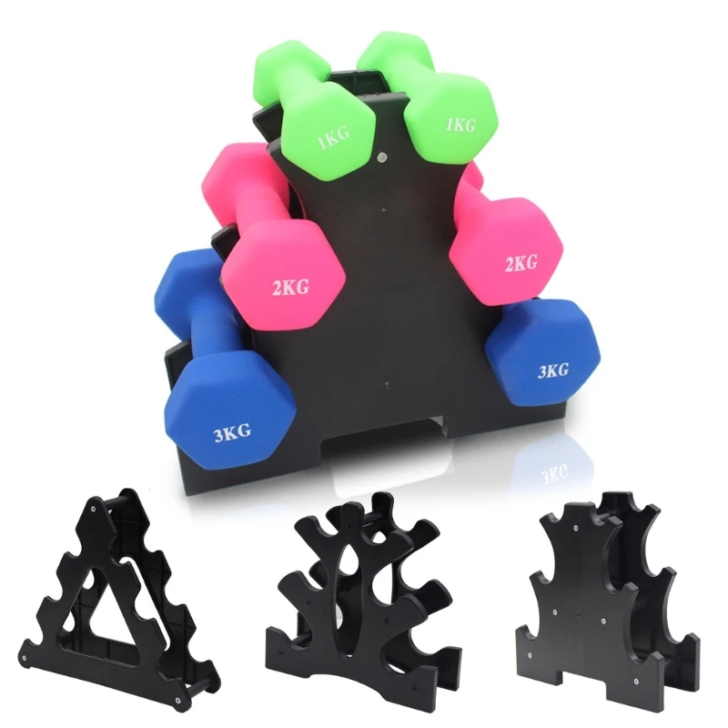 

Space-saving Dumbbell Dumbbell Rack Dumbbell Rack Stand 3 Tier Hand Weight Rack