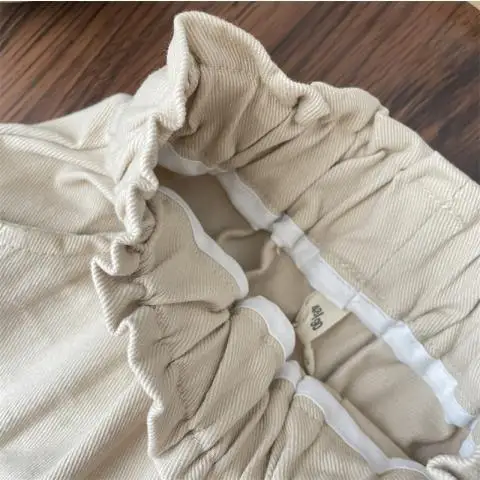 Spring Autumn Toddler Girls Casual Pants Flower Embroidery Solid Cotton Baby Girls Harem Pants Children Trousers girls pants kids pants girls trousers
