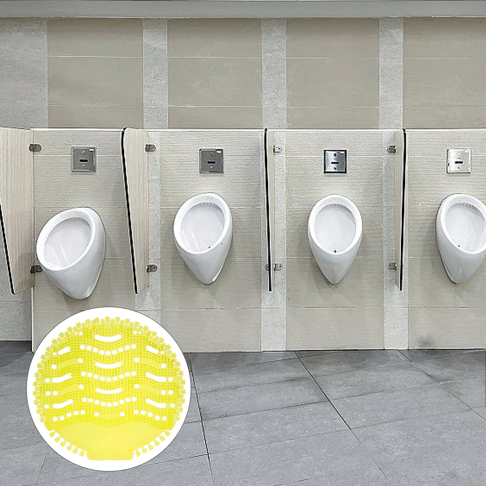 

5 Pcs Aromatic Balls 5pc (lemon) Deodorant Urinal Screen for Toilet Men Screens Bathroom Eva Scented Mats Man