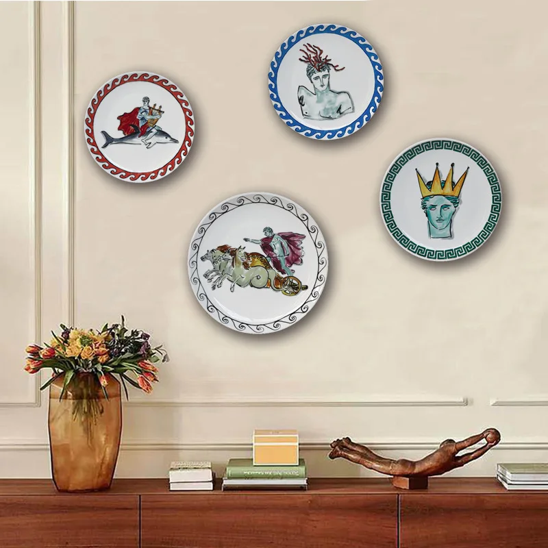 Wall Decoration Plate Wall Plate Hanger Italian Ginori 1735 Poseidon Tour Ceramic Plate