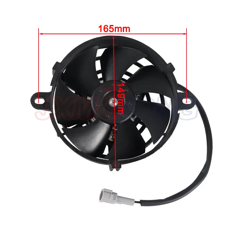 Universal Motorcycle Radiator Cooling Fan Oil Cooler Water Cooler Electric Fan 4inch 5inch for All Dirt Bike Motocross ATV motorcycle cooling fan