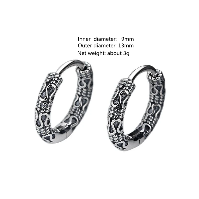 Huggie Hoop Earrings Small Stainless Steel Earrings Women Men Ear Piercing Ring Anti-Allergic Jewelry