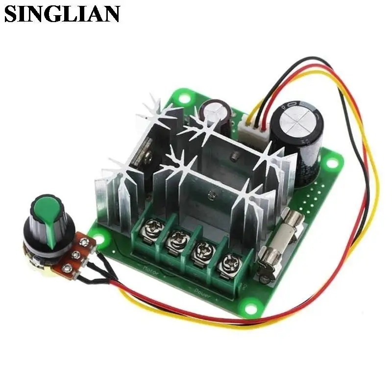 ФЛУОРЕСЦЕНТНОЕ стандартное регулирование скорости электродвигателя, 15 А, стандартная ширина импульса, постоянный ток 12 В, 24 В, 36 В, 48 В, 1000 Вт