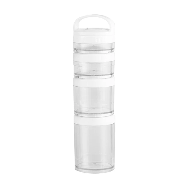 Stackable Snack Containers For Kids And Adult, 4 Stackable Snack