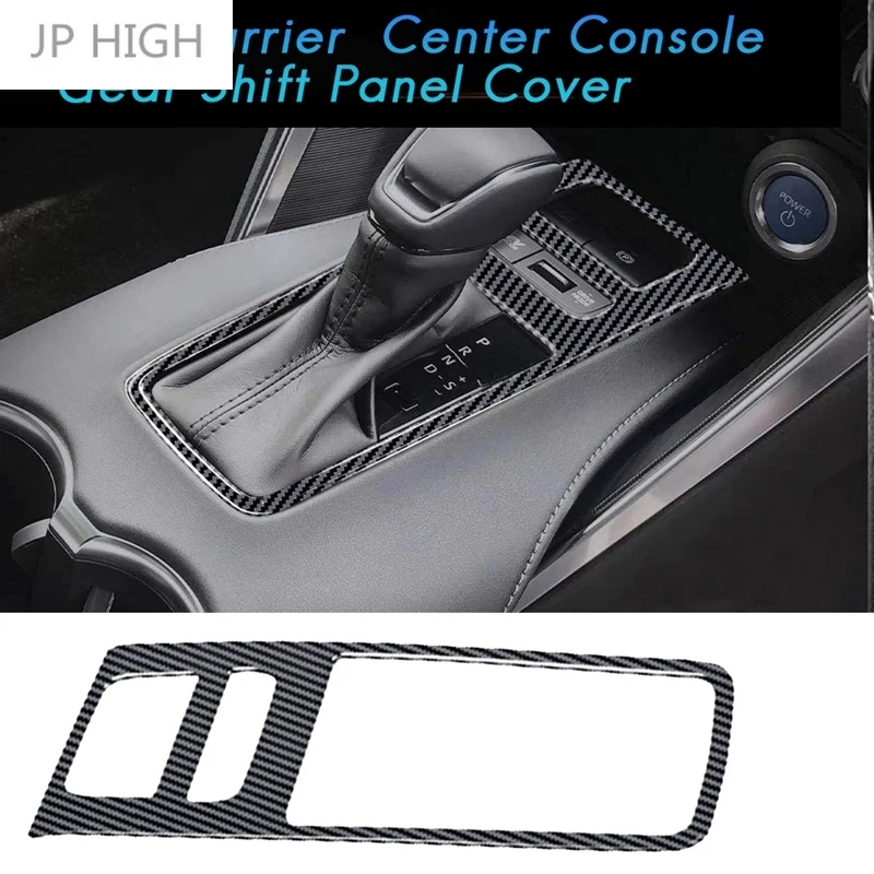 

Автомобильная центральная консоль RHD из углеродного волокна, фоторамка для Toyota Harrier Venza 2020 2021