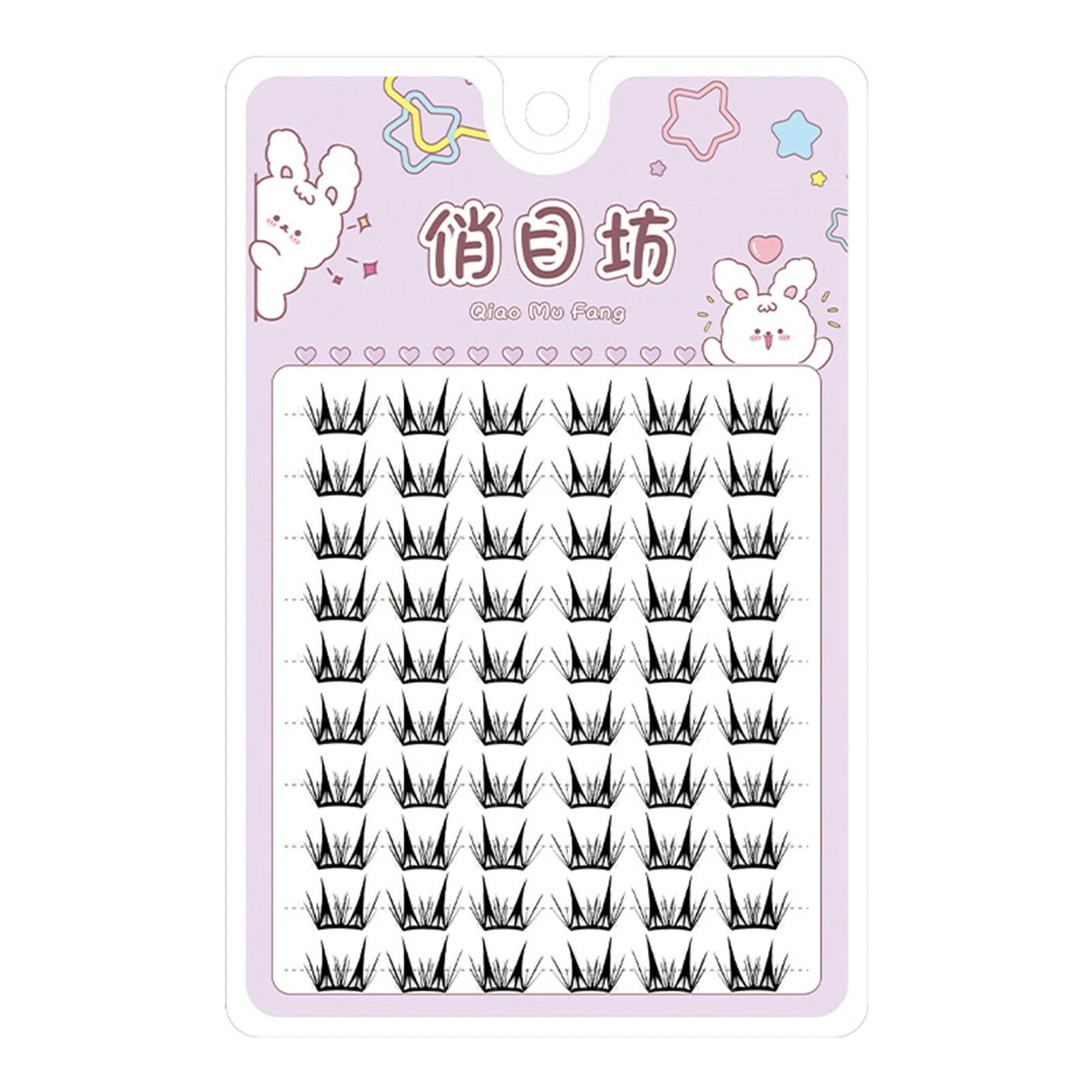 10 שורות ריסים מנגה טבעיים נפח ריסים מזויפים רכים קומיקס עצמי דביק מעלה את המראה שלך לכל אירוע