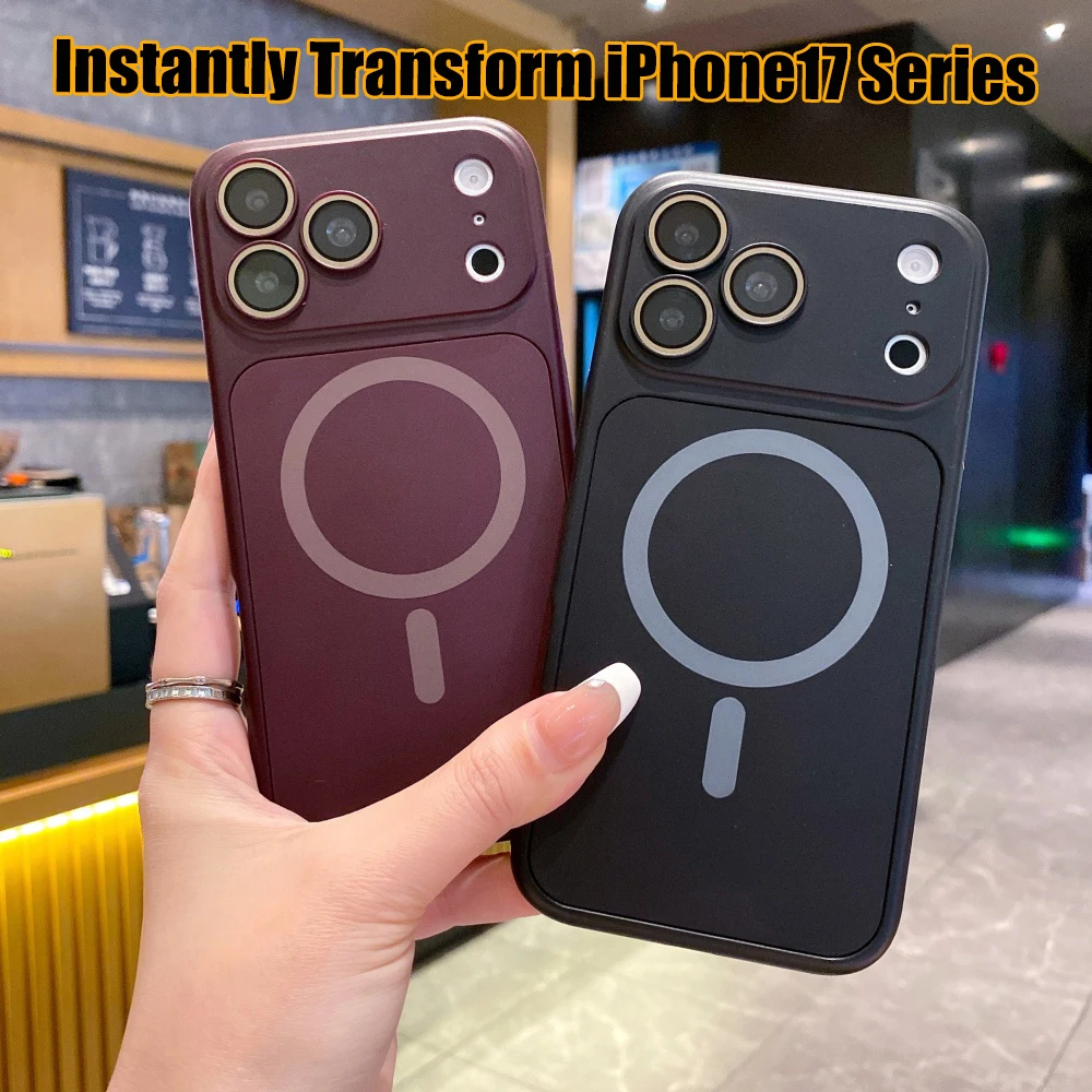 Magnetic 2-in-1 Matte Lens Protection Case with Instant Change
