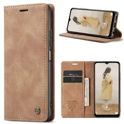 Light Luxury Leather Wallet Flip Stand Phone Case with Card Holder for Samsung A14 4G 5G (Brown)