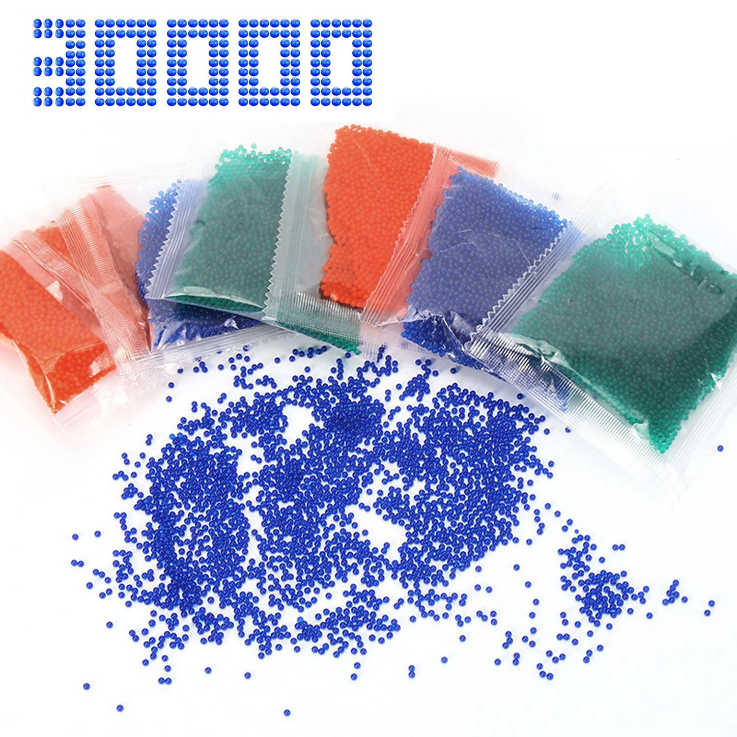 30000 Water Balls 7-8 mm Water Ball For Outdoor Activities Shooting Team Game toys Accessories