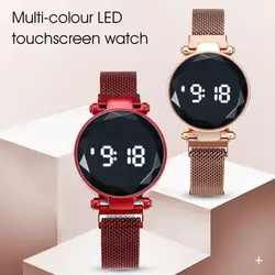 Timepiece Universal Office Lady Digital Watch Scratch-resistant Lady Wristwatch Round Dial for Daily Use