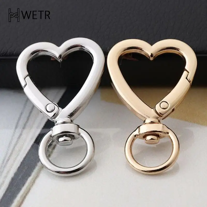 1pc Heart Shape Gold Clasp For Wallet And Bag Clasps Trigger Clips 44