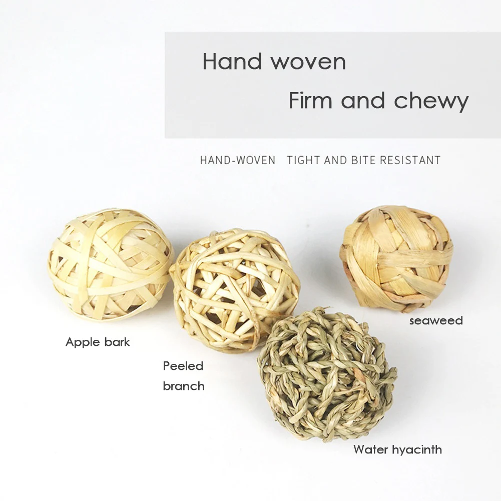 Tappetino Erba Per Conigli E Piccoli Animali | Con Giocattoli Da Masticare Naturali - Foto 9