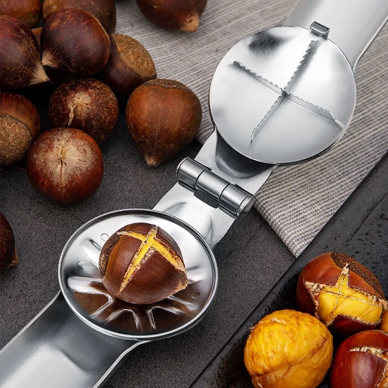 304 Stainless Steel Chestnut Opener A Magical Tool for Peeling Chestnuts Kitchen Utensil for Home Use Convenient and Efficient