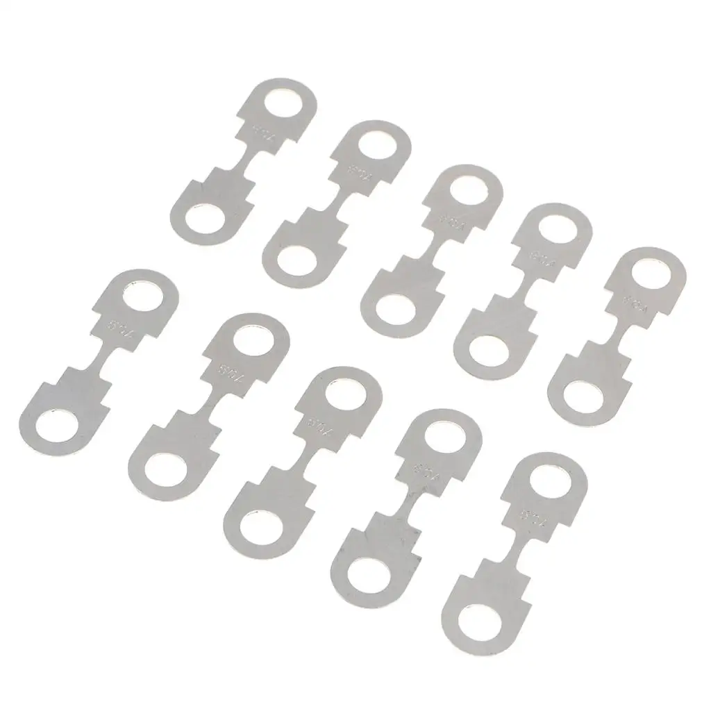20PCS 12V 60A 50A Car Flat Metal Fuse Strip 42X12mm Silver for VW for audi SEAT