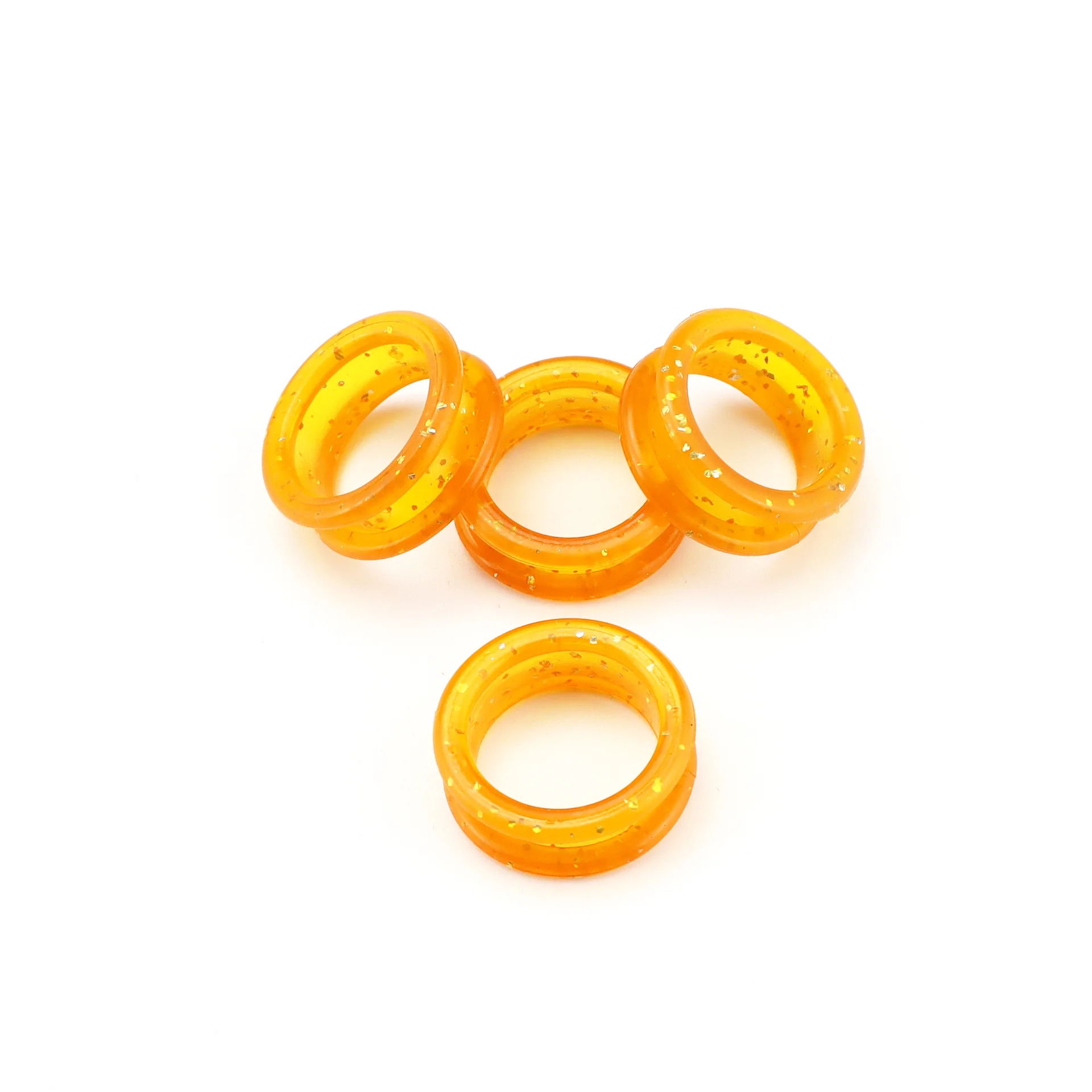 4Pcs Finger Rings fit any Scissors Inserts Hairdressing Scissor Accessorie replacement parts fit all size Silicone Soft