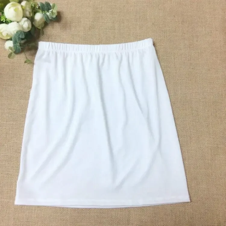Mini Skirt Women Casual Summer Slips Basic Underdress Loose Half Slips Petticoat Underskirt