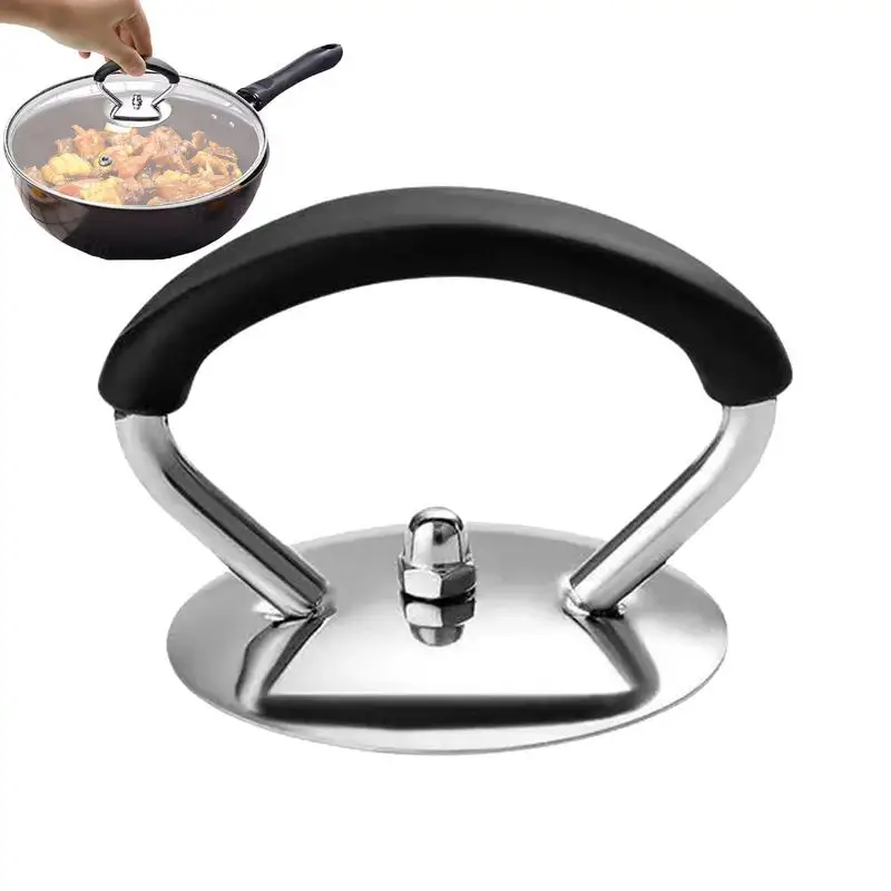 Universal Pot Lid Handle Kitchen Pot Lid Knobs Stainless Steel Pot Lid Cover Knob Replacement Holding Handle for Saucepan Lid