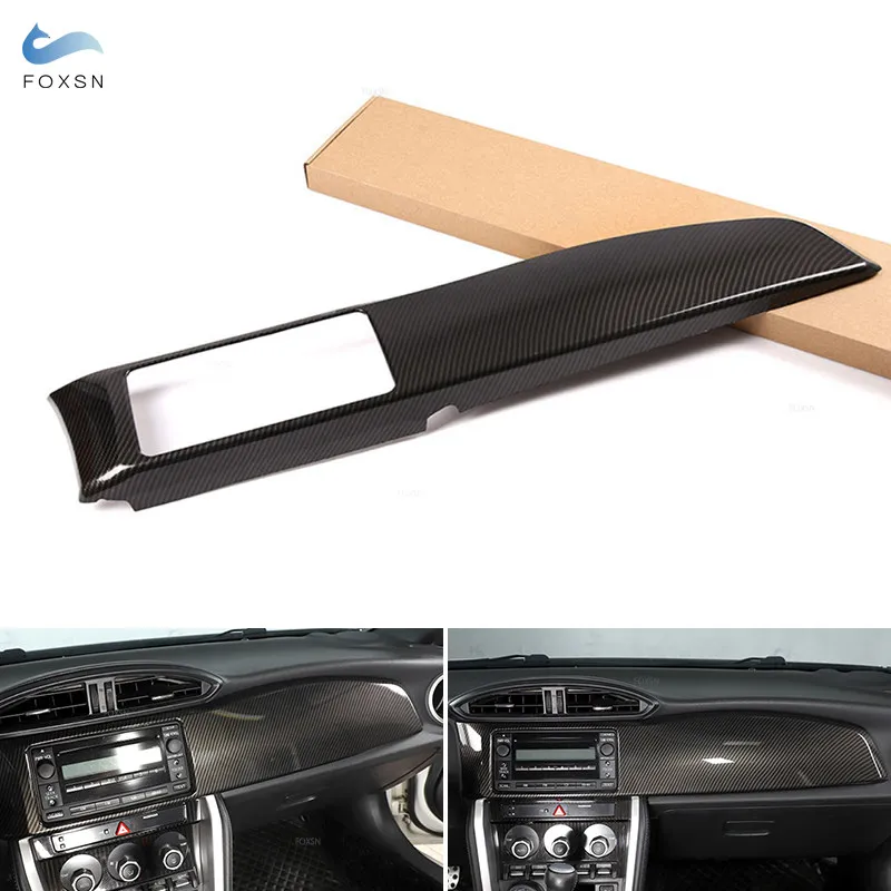 

LHD For Toyota 86 Subaru BRZ 2012 - 2020 Car Interior Console Dashboard Panel Cover Trim Accessories ABS Carbon Fiber Style