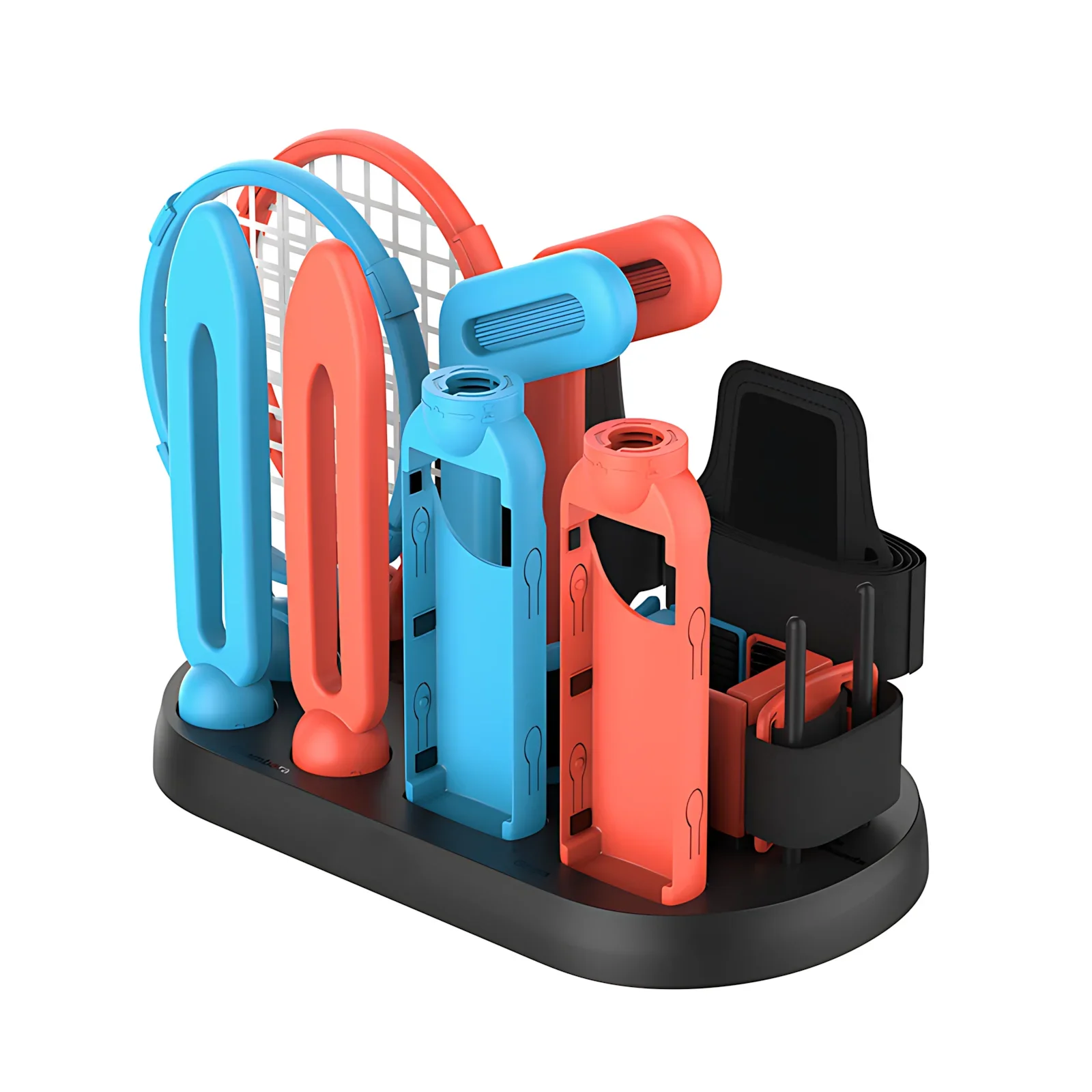 Sports Accessories Bundle for Switch 2 & Joy-con, Family Sports Party Pack Accessories Kit with Organizer Station/ Storage Stand