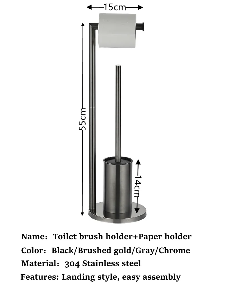 Porta Asciugamani Di Carta Hemoton In Legno - Design Verticale, Per Cucina O Bagno, Risparmio Spazio - Foto 4