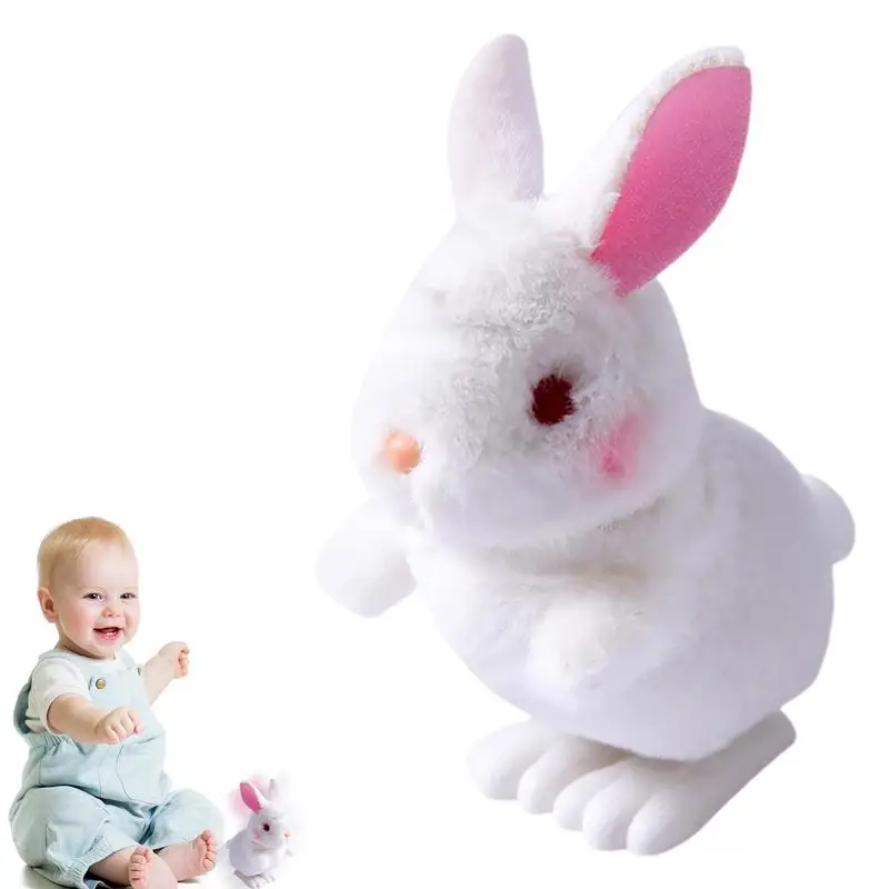 

Wind Up Bunny Toy Interactive Rabbit Toys Plush Stuffed Walking Bunny Toy Movements Easter Plush Stuffed Bunny Walking Rabbit