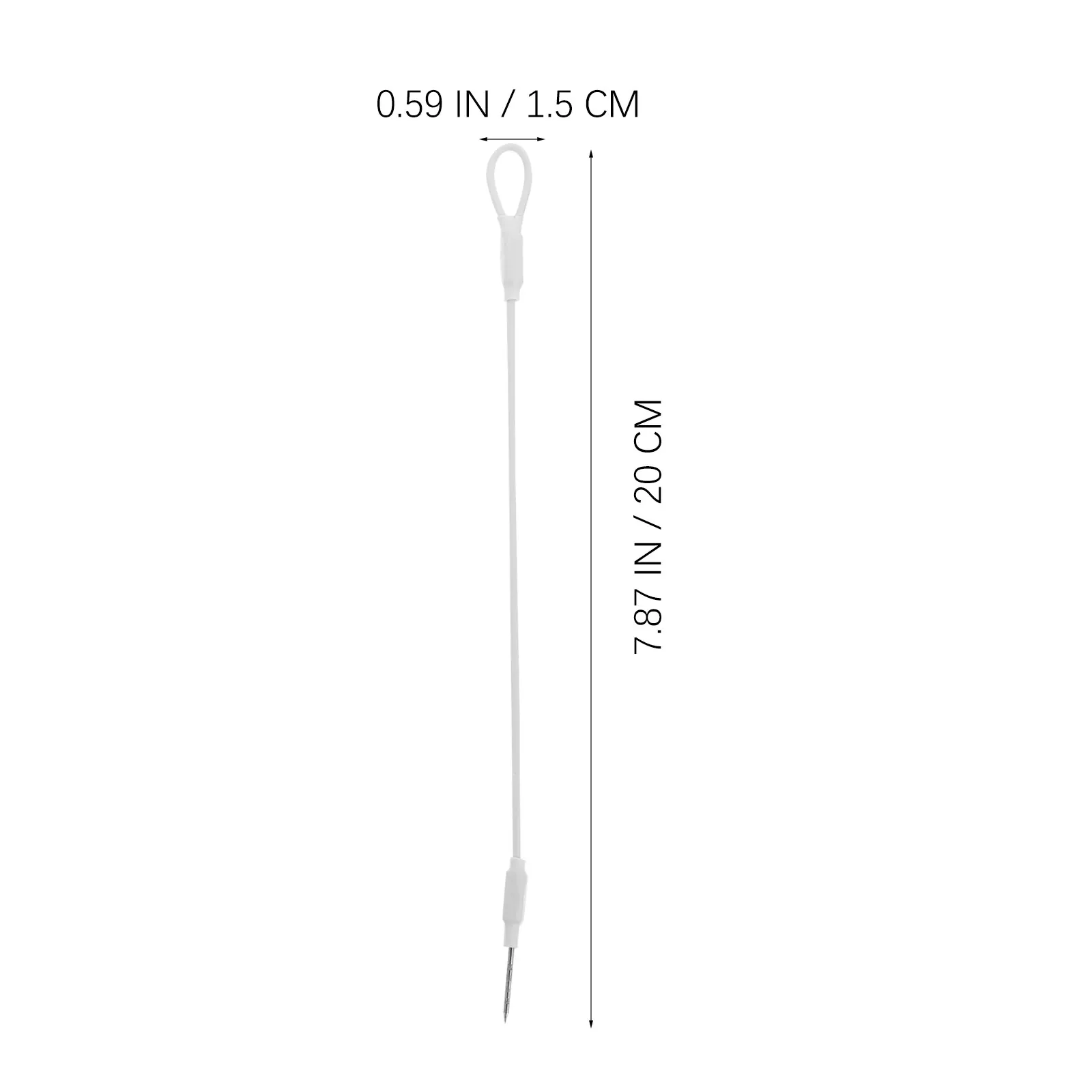100개 도난 방지 보안 끈 ABS 소재 분실 방지 루프 태그 호환 가능 자석 하드 태그 슈퍼마켓 보안