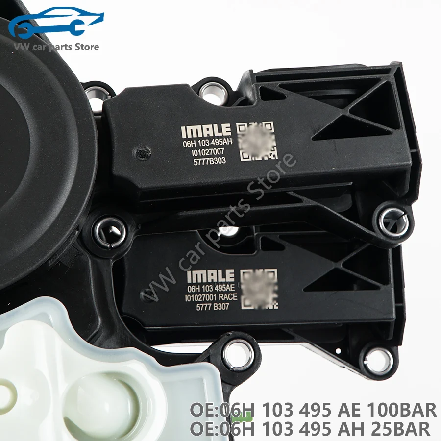 06H103495AH EA888 2 Oil Separator PCV Valve Assembly For AUDI TT A4 A5 A6 Q5 For VW Golf GTI Tiguan Touran Passat CC 06H103495AJ,oil gas separator