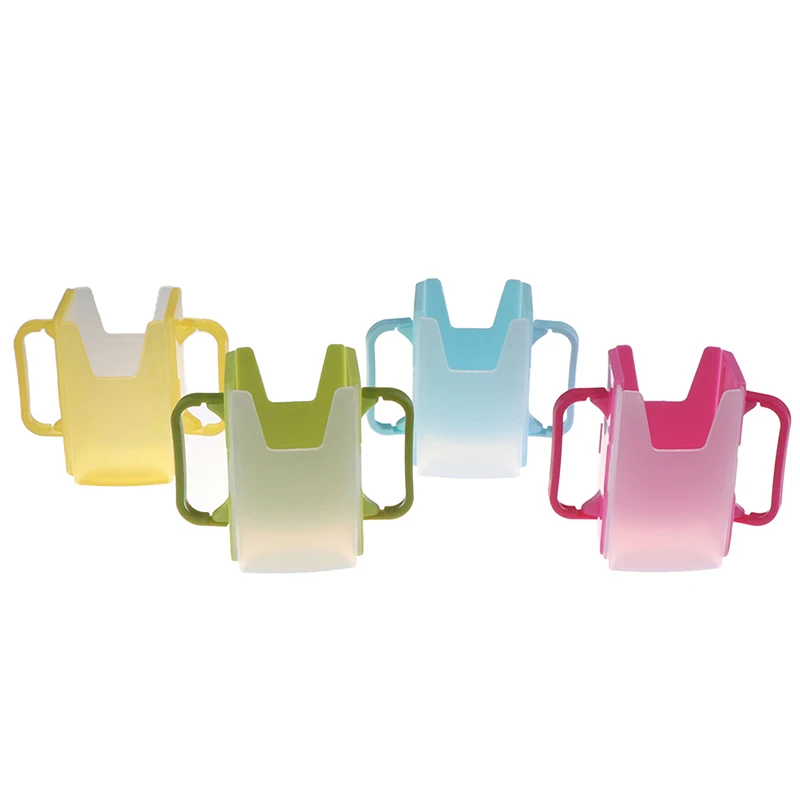 Infant-Anti-Spill-Cup-Holder-Bottle-Cup-Milk-Holder-Adjustable-Safety-Plastic-Baby-Toddler-Juice-Box.jpg Csecsemőellenes Pilygátló Kupa Tartó Palack Csésze Tejtartó Állítható Biztonsági Műanyag Baba Kisgyermek Lé Doboz Ivás - Image 4