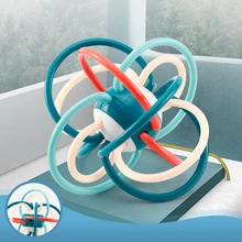 

Baby Gum Molars Baby Manhattan Grab Ball Chew Gum Toy Silicone Can Be Boiled for 0-12 Months Toddler Boys Girls Toys Baby Gifts