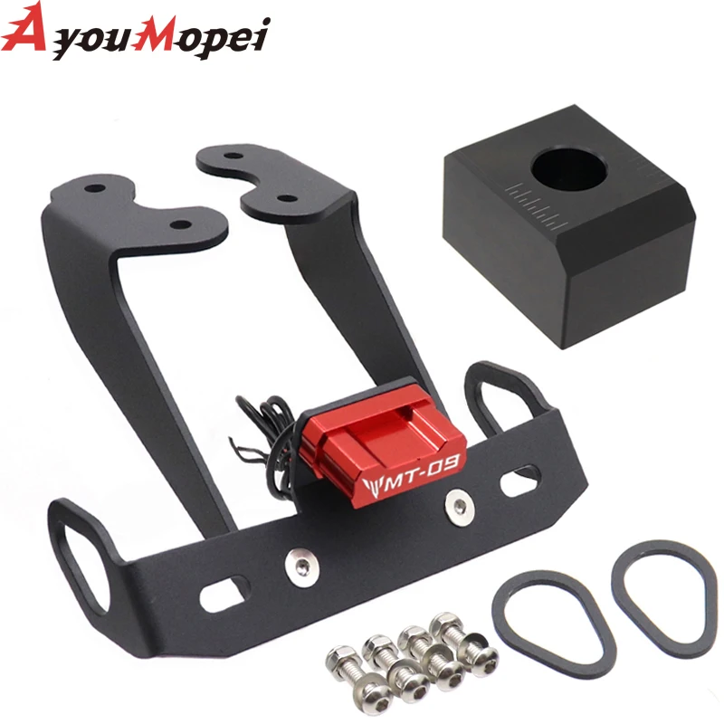 번호판 거치대 프레임 브래킷, 야마하 MT09 FZ09 SP09 MT 09 FZ 09 MT-09 FZ-09 2017 2018 2019 2020 오토바이 액세서리