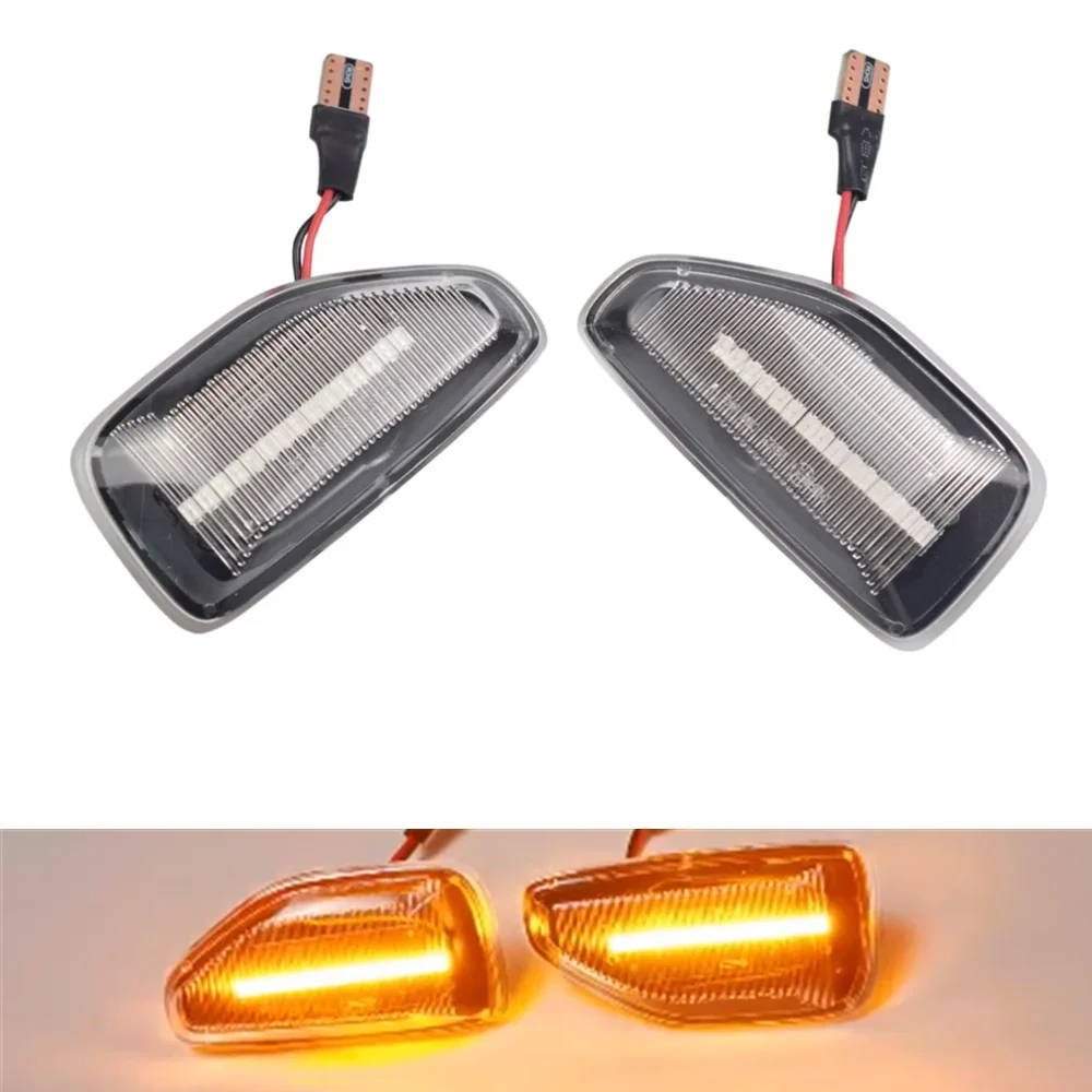 2Pcs Dynamic Led Fender Light Side Marker Per Dacia Logan Ii 2012 Sandero Ii 2012 Duster 2018 Indicatore Ripetitore Lampada