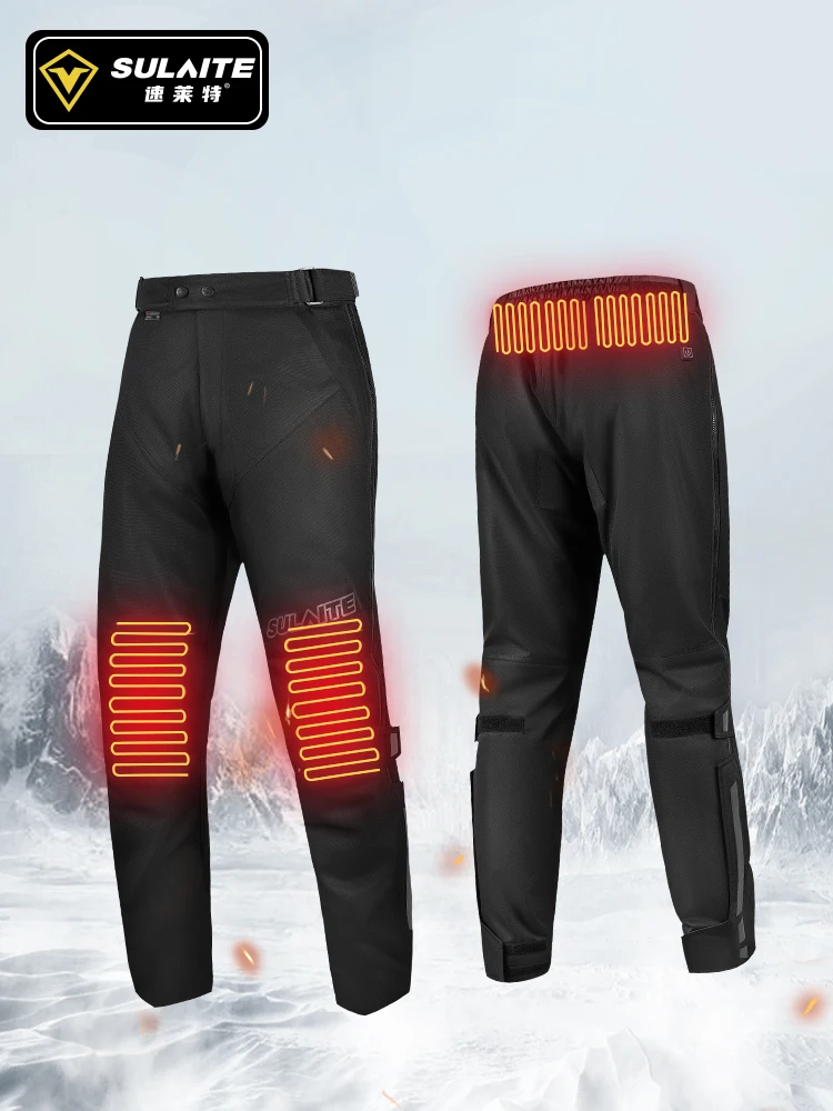 

Motorcycle electric heating cycling pants Men's quick release warm cold Electric heating fast wear pants Winter SULAITE brand