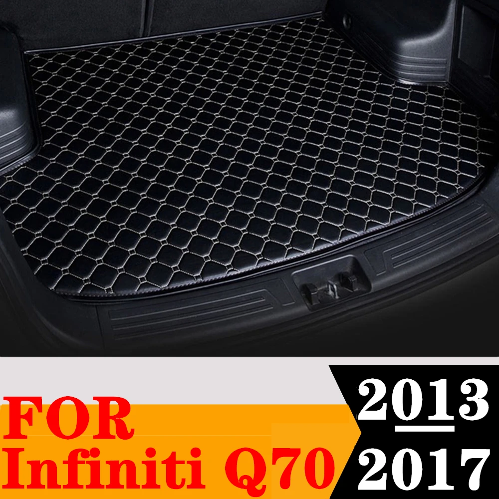 

Коврик для багажника автомобиля Infiniti Q70 2017 2016 2015 2014 2013, задний коврик для багажника, поднос для багажника, коврик для багажа, ковер, части автомобиля, крышка