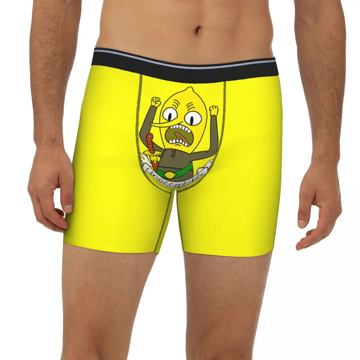 

Lemongrab Underpants Breathbale Panties Male Underwear Boxer Briefs extended underwear