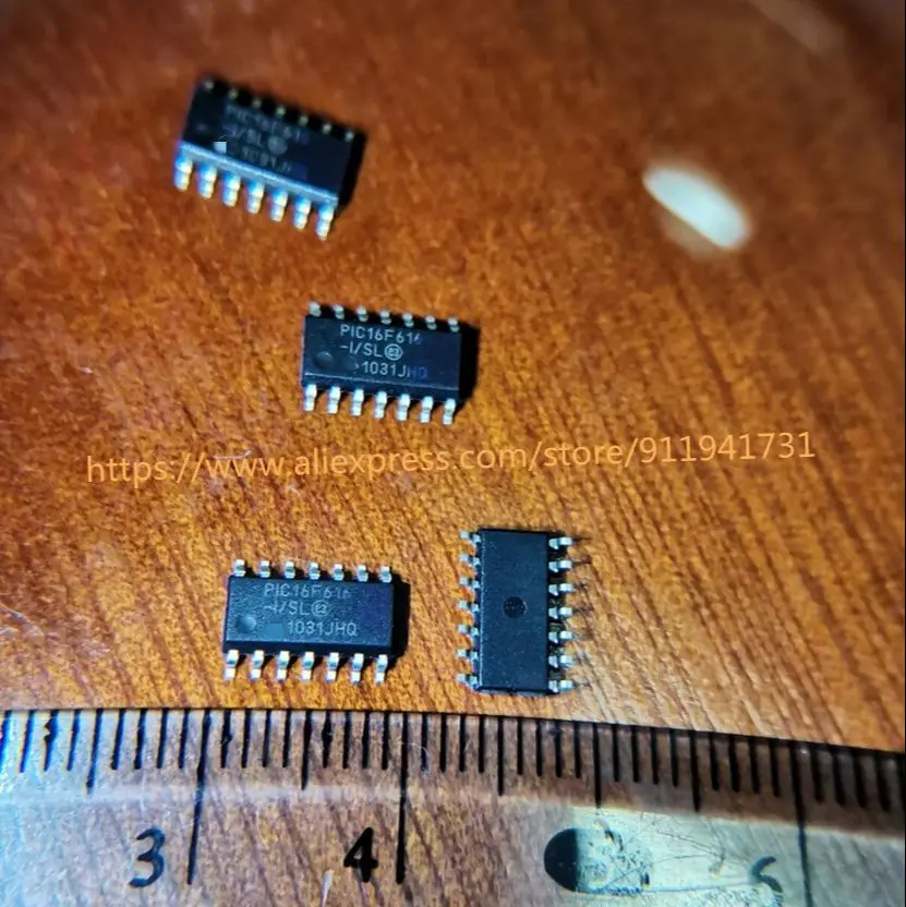 5PCS New Original 100% Quality PIC16F616-I/SL PIC16F616-I PIC16F616 IC MCU 8BIT 3.5KB FLASH 14SOIC 2 5pcs 100% new pic16f1829 i ss pic16f1829 ssop20 pic16f1933 i ss pic16f1933 ssop28 mcu brand new original chips ic