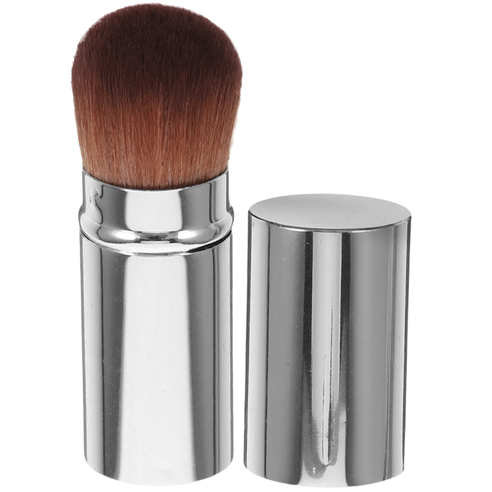 

Makeup Supplies Powder Brush for Loose Foundation Applicator Tool Flat Top Telescopic