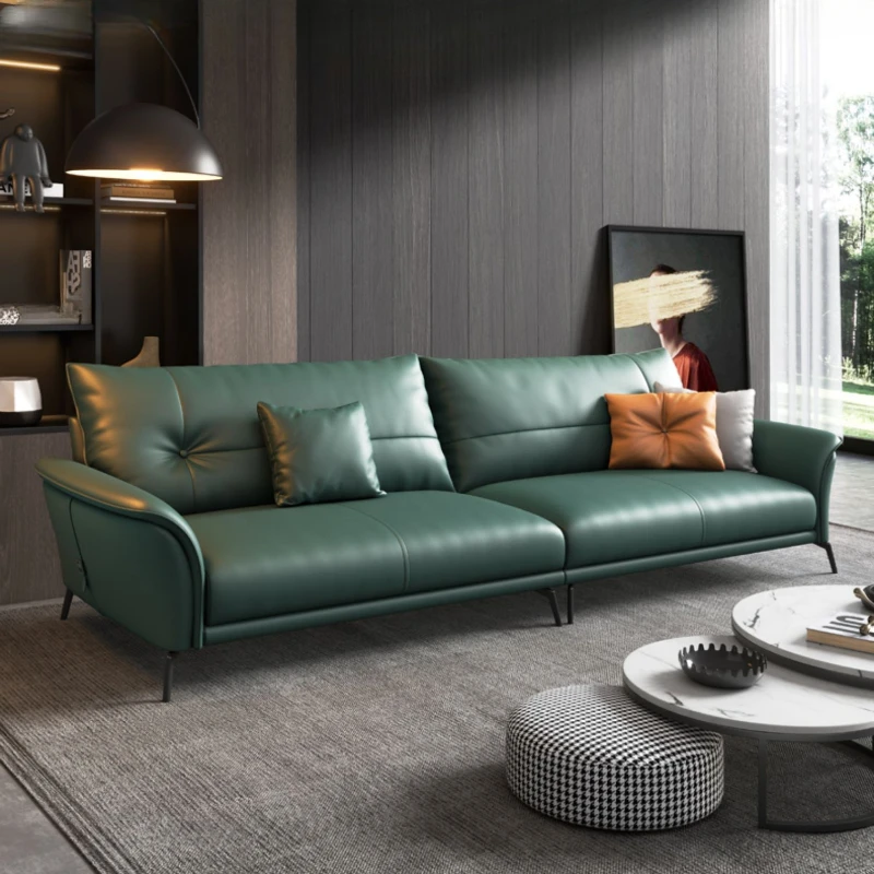 

Designer Leather Office Sofa Living Rooms Luxury Relaxing Creative Medieval Simple Sofa Italian Comfortable Sillon Furniture
