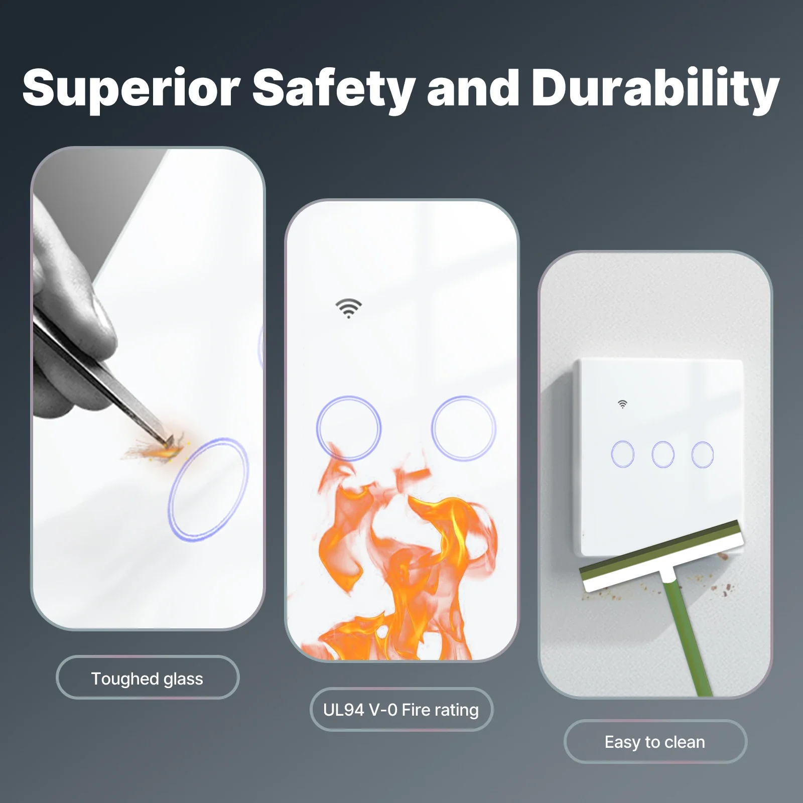 مفتاح إضاءة ذكي Tuya WiFi