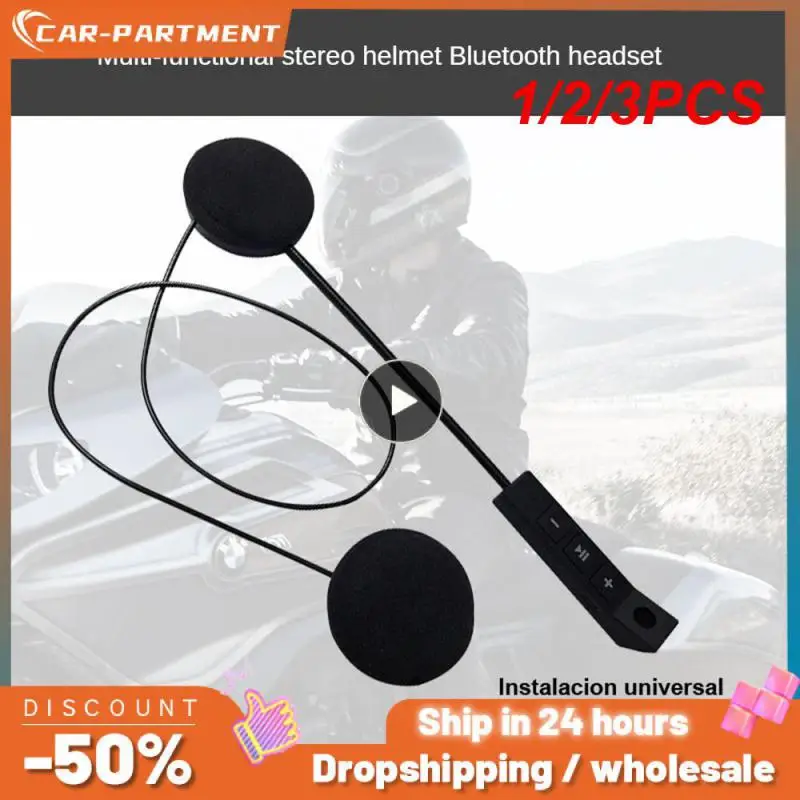 

1/2/3 шт., универсальные мотоциклетные стереонаушники с поддержкой Bluetooth 5,0