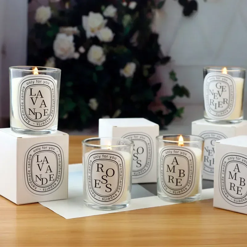 Romantic French Candle - Aromatic Wedding Jar