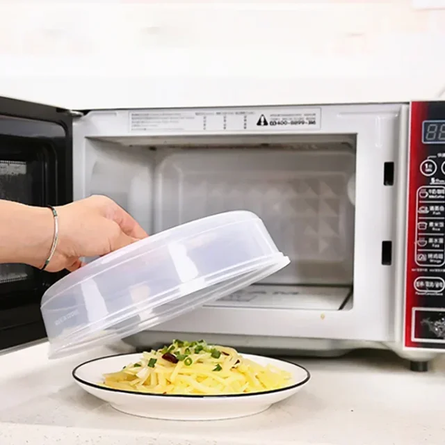 Large Microwave Splatter Cover Lid with Steam Vent