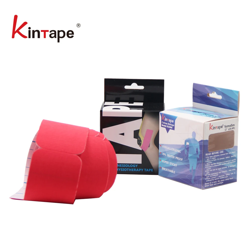 [DL Bulk Price] Pre Cut I Strips Kintape-in Roll 5cm x 25cm 20 pieces Pre Cut Kinesiology tape for Musle I Patch