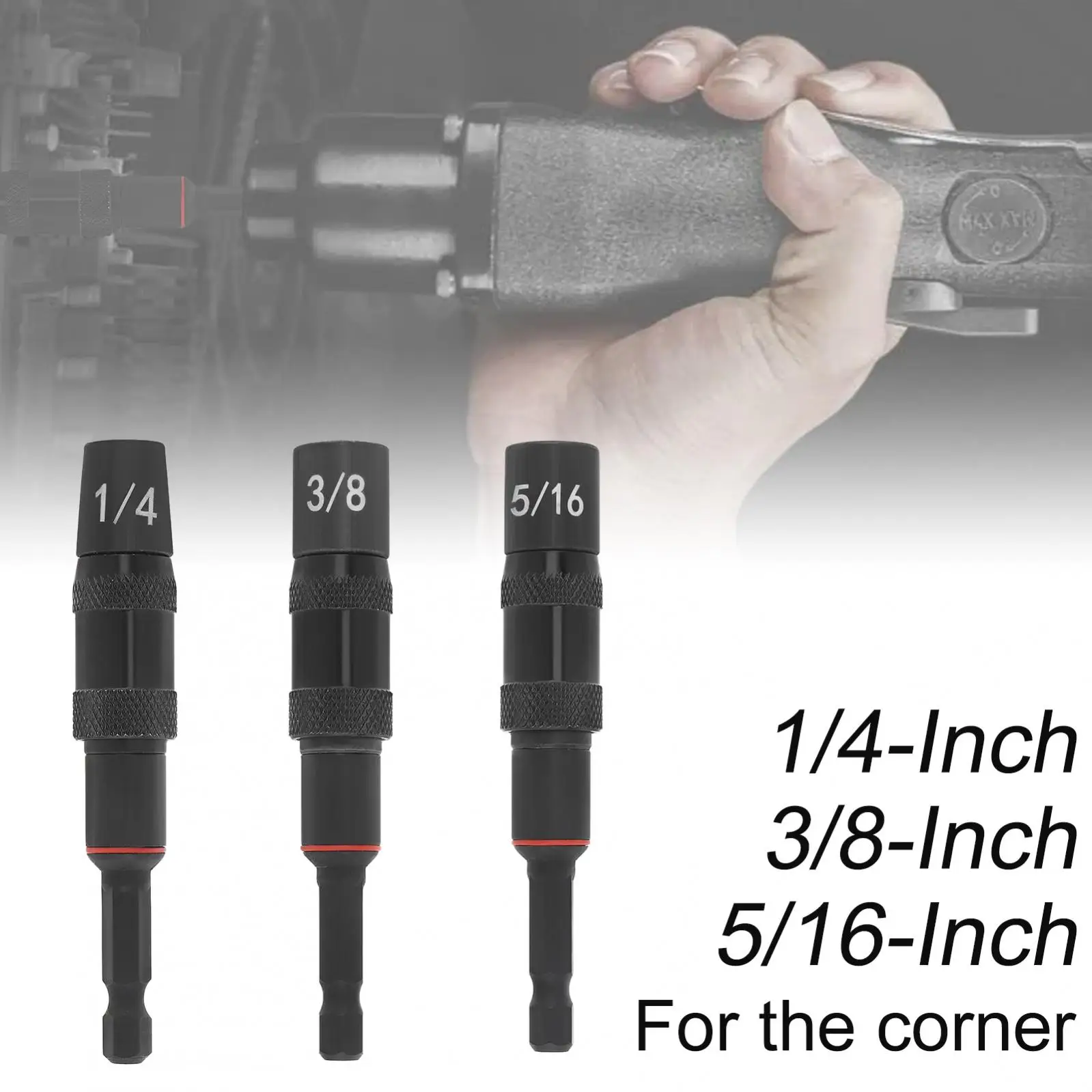 TRAPANO AFFONDAMENTO GAMBO Esagonale 12/16/19 Mm Lavorazione Legno Acciaio Al Carbonio EUR 5,69 - Foto 2