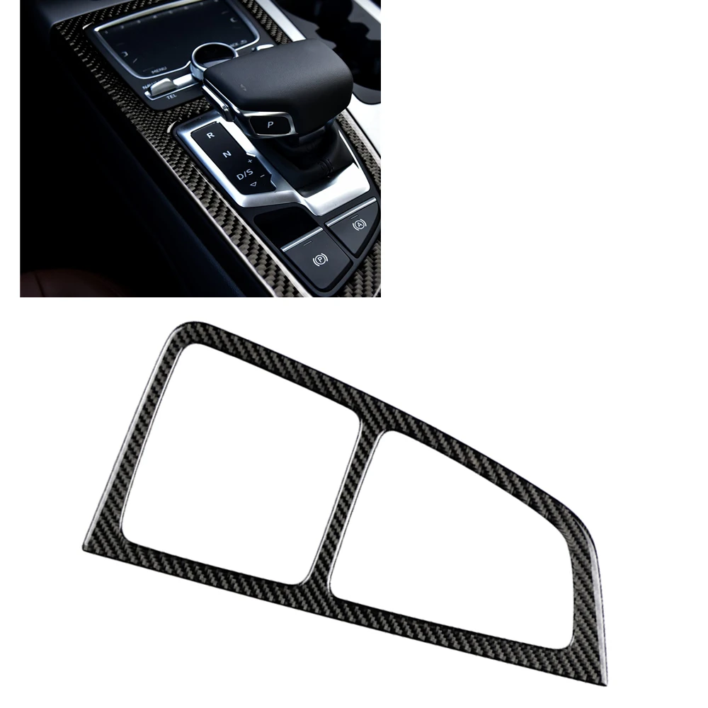 

Наклейка на панель коробки переключения передач из углеродного волокна для Audi Q7 2016 2017 2018